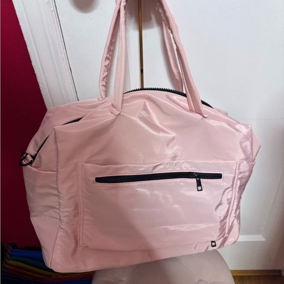 NWOT - Mossino Nokko Pink Quilted Bag Set - Picture 3 of 12